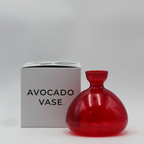Avocado Vase Red